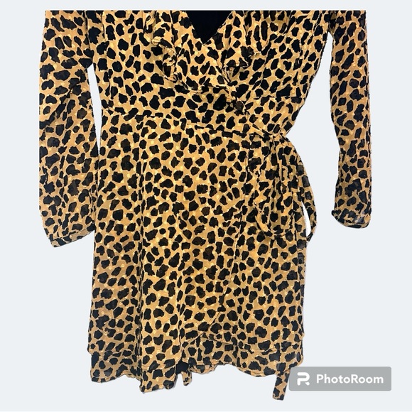 Free People Frenchie leopard print wrap dress - Picture 7 of 8
